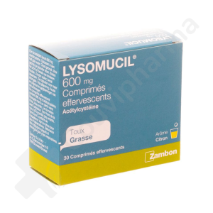 Lysomucil 600 mg - 30 comprimés effervescents