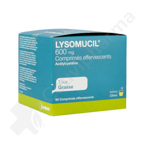 Lysomucil 600 mg - 60 comprimés effervescents