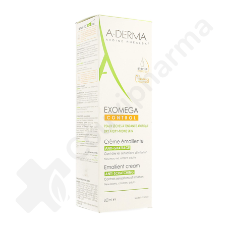 A-Derma Exomega Control Crème émolliente - 200 ml