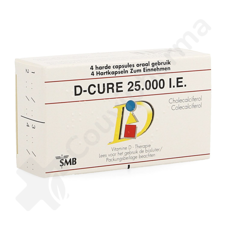 D-Cure 25 000 UI - 4 gélules