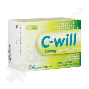 C-Will 500 mg - 60 gélules à libération prolongée