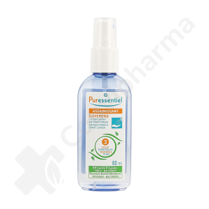 Puressentiel Assainissant Lotion spray antibactérienne hydroalcoolique - 80 ml