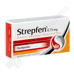 Strepfen Sans Sucre Orange 8,75 mg - 24 pastilles