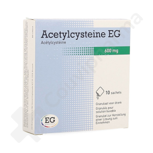 Acetylcysteine EG 600 mg - 10 sachets