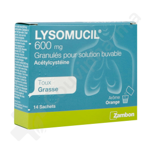 Lysomucil 600 mg - 14 sachets