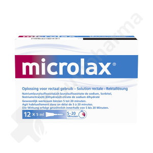 Microlax - Solution rectale 12x5 ml