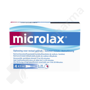 Microlax - Solution rectale 4x5 ml