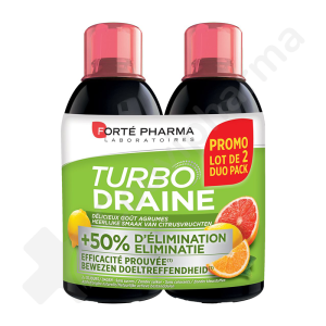 Forté Pharma Turbodraine Citrusvruchten - 2 x 500 ml