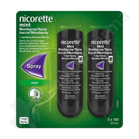 Nicorette Mint 1mg/Spray - 2 sprays buccaux