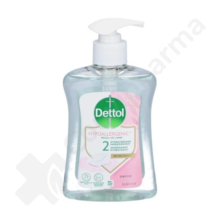 DettolHygiène Sensitive Hypoallergenic Pour les Mains - Gel lavant 250 ml