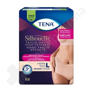 Tena Silhouette Plus Crème Large - 10 beschermende onderbroeken