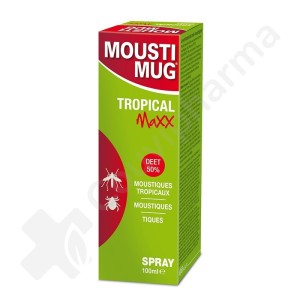 Moustimug Tropical Maxx Spray 50% DEET - 100 ml