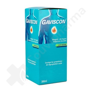 Gaviscon Goût Menthe - Suspension buvable 300 ml