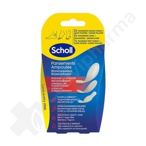 Scholl Pansements Ampoules Format Mix Talon Orteil - 5 pièces