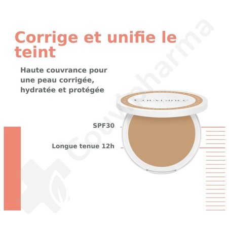 Avène Couvrance Fond de Teint Compact Crème - 9,5 g