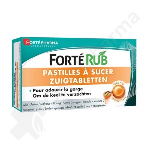 Forté Rub Honingsmaak - 24 zuigtabletten