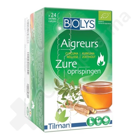 Biolys Curcuma Réglisse - 24 sachets