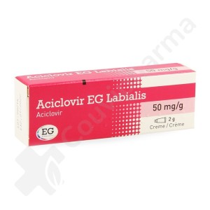 Aciclovir EG Labialis 50 mg/g - Crème 2 g