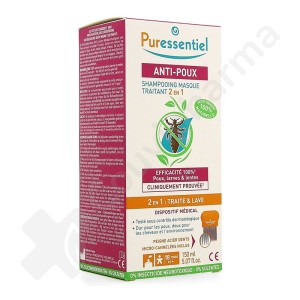 Puressentiel Anti-luizen Shampoo 2in1 - 150 ml + kam