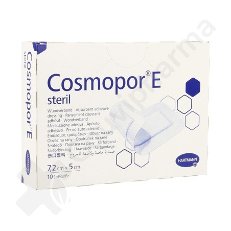 Cosmopor E 7,2 x 5 cm - 10 pansements stériles