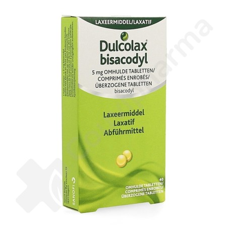 Dulcolax Bisacodyl 5 mg - 40 comprimés enrobés