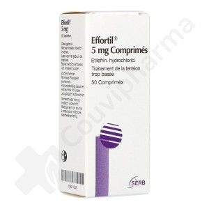 Effortil 5 mg - 50 tabletten