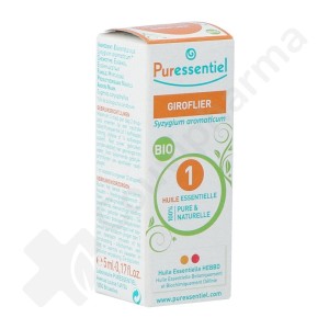 Puressentiel Essentiele Olie Kruidnagel Bio - 5 ml
