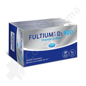 Fultium Vitamines D3 800 UI - 90 capsules