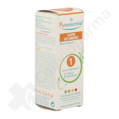 Puressentiel Essentiele Olie Siberische Spar - 10 ml