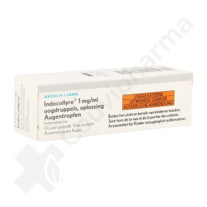 IndoOogdruppels 0,1% - Oogheelkundige oplossing 5 ml