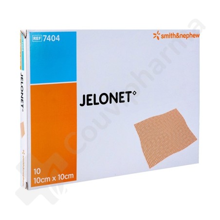 Jelonet - 10x10 cm - 10 vette pads