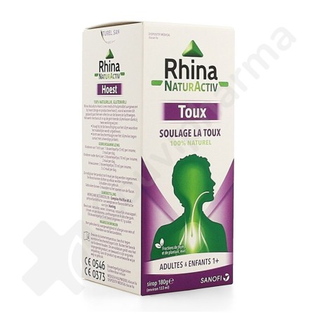 Rhina NaturActiv Toux - Siroop 180 g