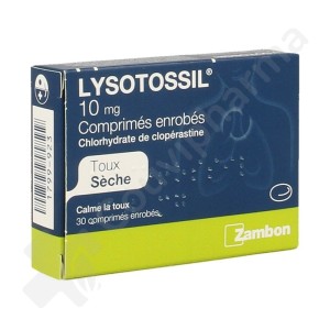Lysotossil 10 mg - 30 comprimés