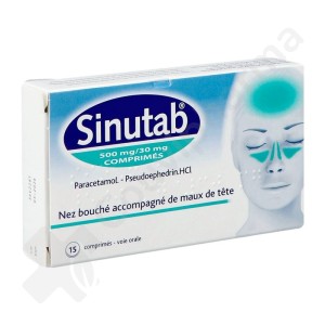 Sinutab 500/30 mg - 15 tabletten