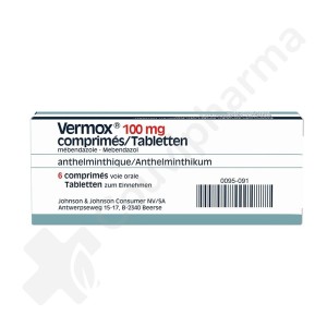 Vermox 100 mg - 6 tabletten