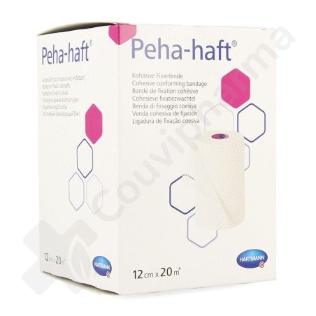 Peha-Haft Latex Free 12 cm x 20 m - 1 stuk