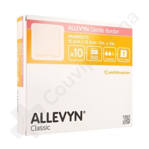 Allevyn Gentle Border - 12,5x12,5 cm - 10 stuks