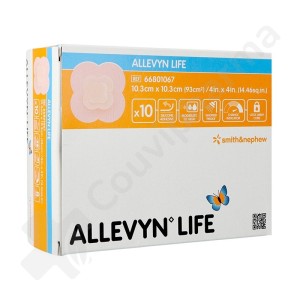 Allevyn Life - 10,3x10,3 cm - 10 stuks