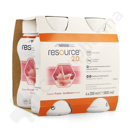 Resource 2.0 Fraise - 4x200 ml