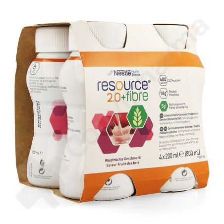 Resource 2.0 Fibre Bosvruchten - 4x200 ml