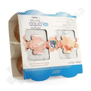 Resource Aqua+ 3en1 Perzik - 4x125 g