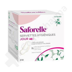 Saforelle Serviettes Hygiéniques - 10 stuks