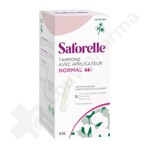 Saforelle Tampons Applicateurs Normal - 16 stuks
