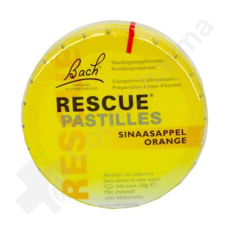 Bach Rescue - Pastilles Sinaasappel 50 g