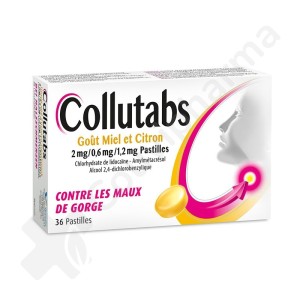 Collutabs Honing- en Citroensmaak - 36 zuigtabletten