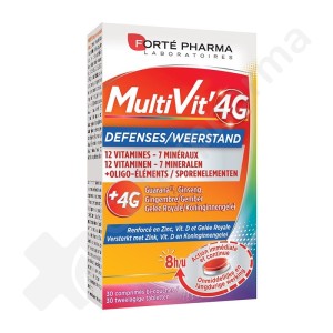 Forté Pharma MultiVit' 4G Weerstand - 30 tabletten