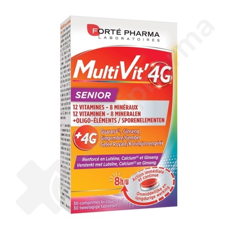 Forté Pharma MultiVit' 4G Senior - 30 tabletten