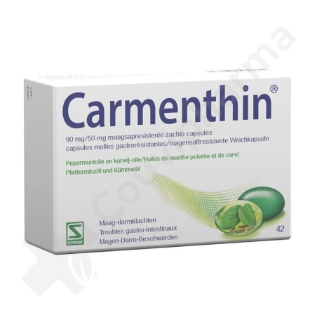 Carmenthin 90 mg/50 mg - 42 capsules