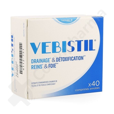 Vebistil Drainage & Détoxification - 40 comprimés
