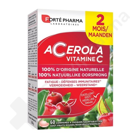 Forté Pharma Energie Acerola - 60 kauwtabletten